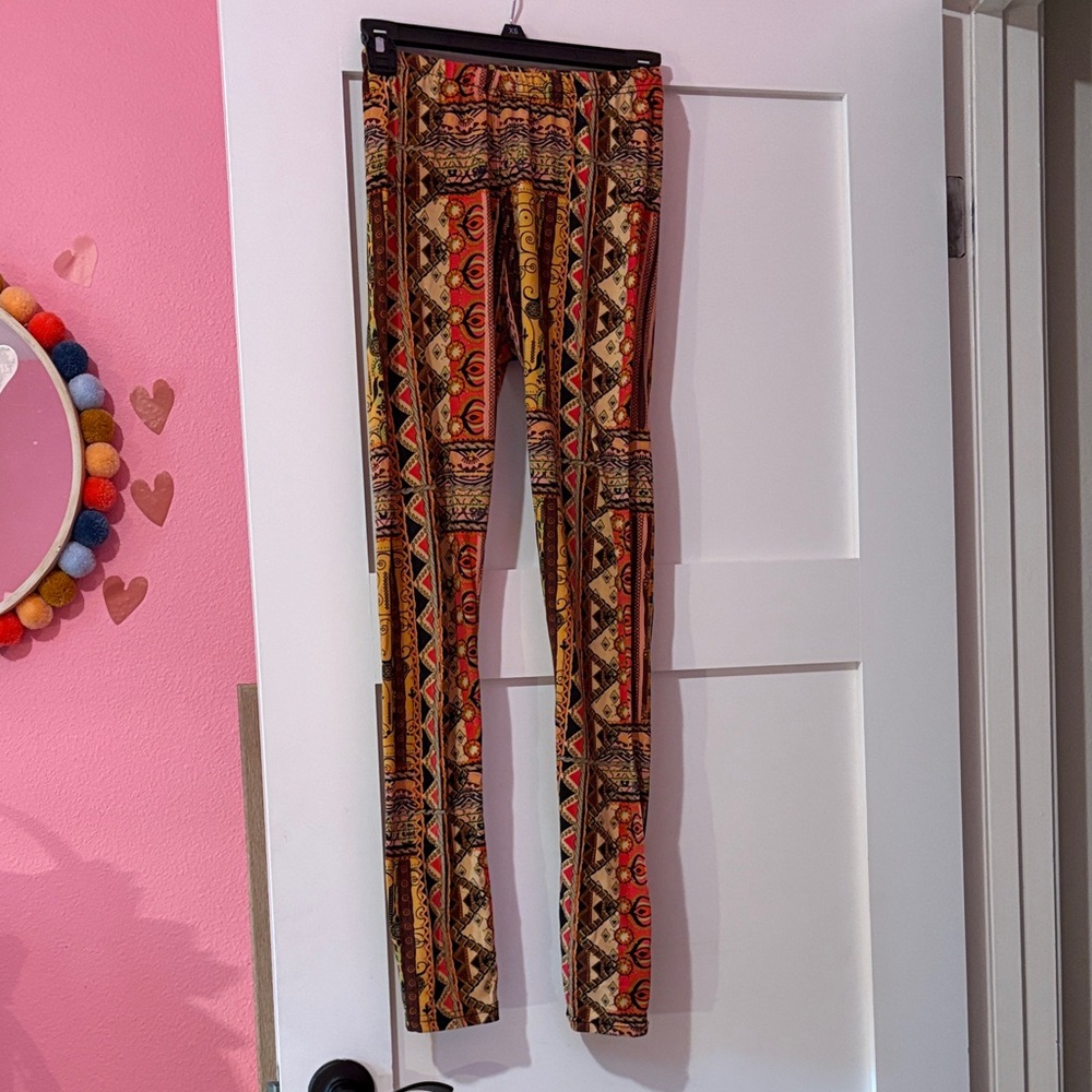 Colorful Geometric Patterned leggings